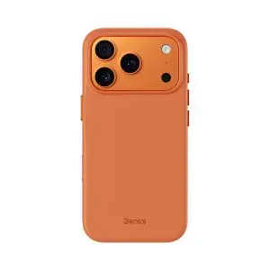 iPhone 17 Pro Max Benks VitaPro Leather Case – Orange – 6948005959784