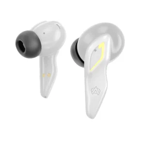 Audionic Battle Buds Gaming Earbuds: 45mm Low Latency Sound (White)
