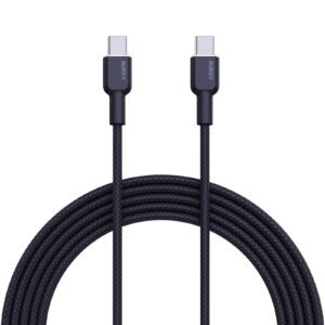Aukey Circlet Nylon Braided 60w USB C to C Cable – CB-NCC1